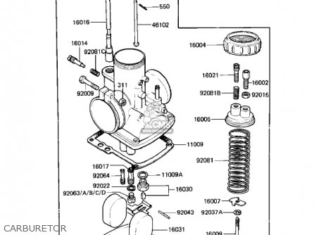 CARBURETOR - KD80-M5 KD80 1984