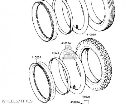 WHEELS/TIRES - KD80-M5 KD80 1984