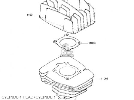CYLINDER HEAD/CYLINDER - KD80-M6 KD80 1985