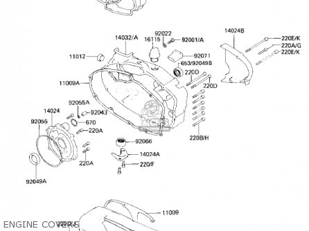 ENGINE COVERS - KD80-M7 KD80 1986
