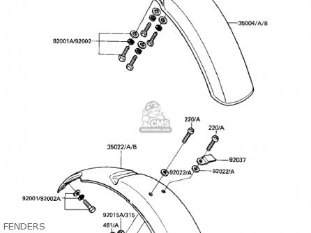 FENDERS - KD80-M7 KD80 1986