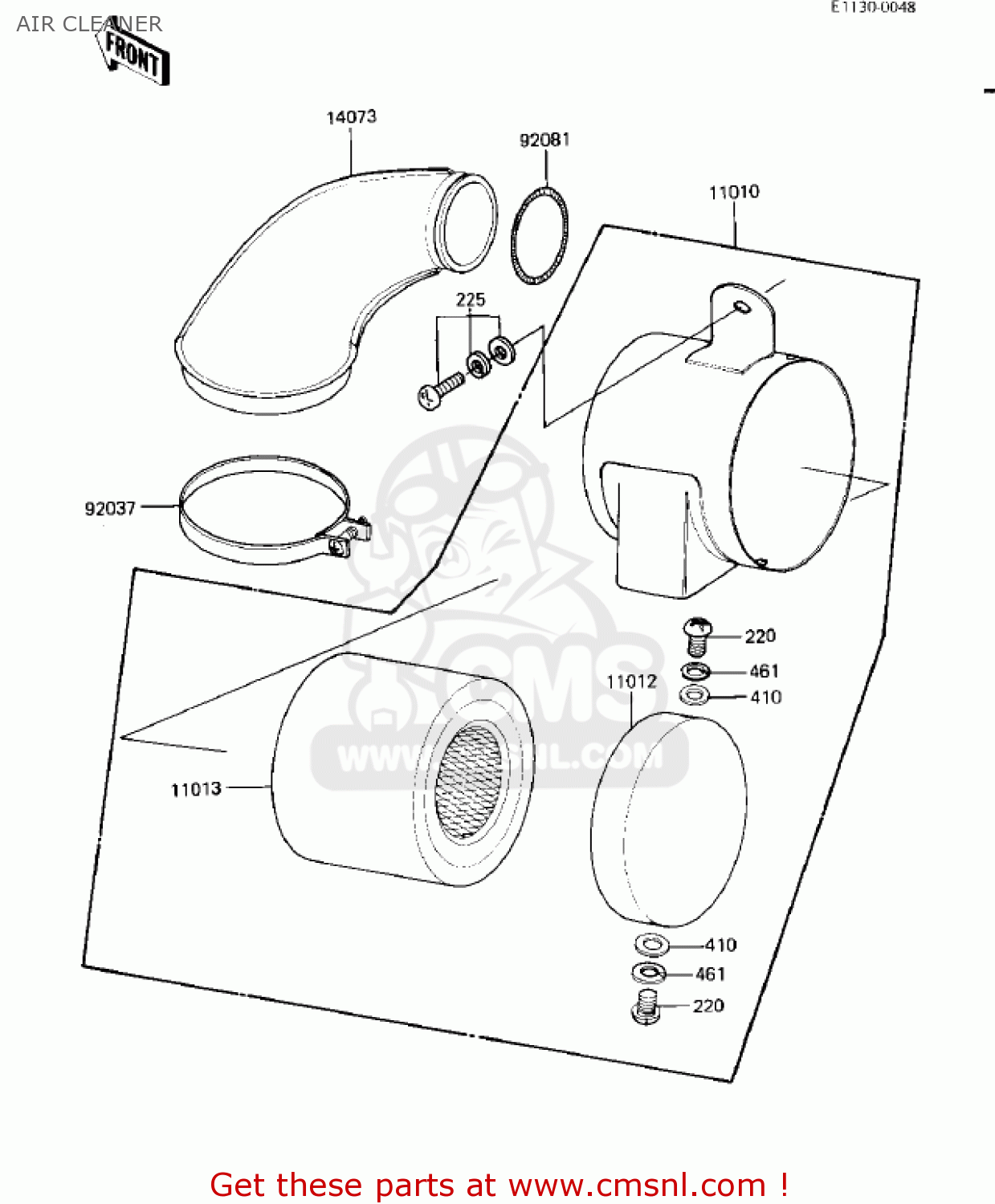AIR CLEANER KD80-M8 KD80 1987