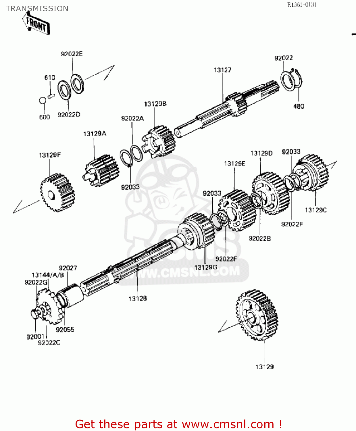 TRANSMISSION KD80-M8 KD80 1987
