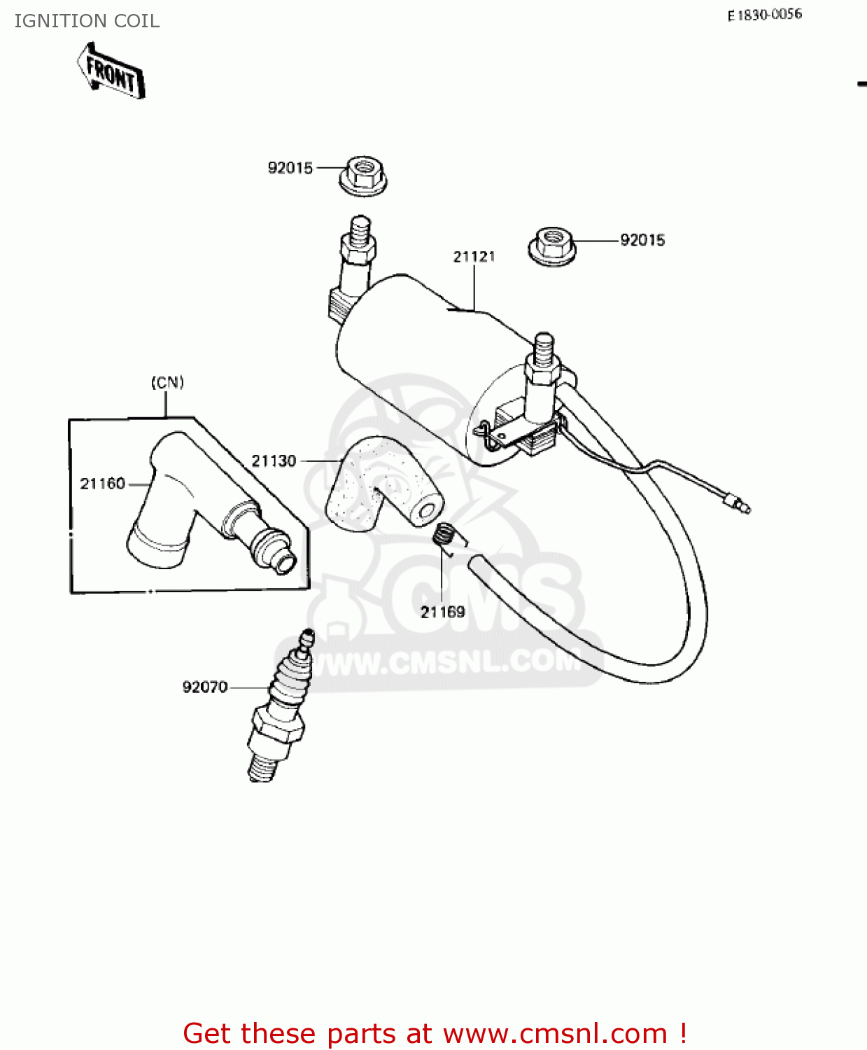 IGNITION COIL KD80-M8 KD80 1987
