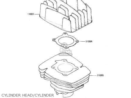 CYLINDER HEAD/CYLINDER - KD80-M8 KD80 1987