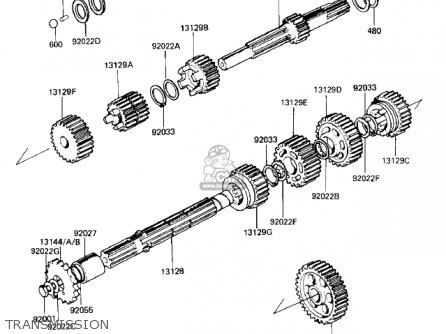 TRANSMISSION - KD80-M8 KD80 1987