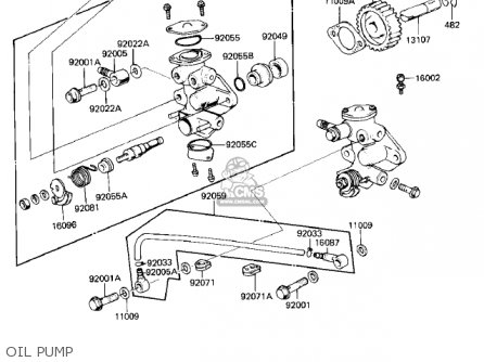 OIL PUMP - KD80-M8 KD80 1987