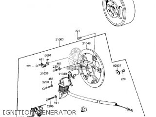 IGNITION/GENERATOR - KD80-M8 KD80 1987