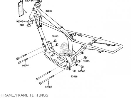 FRAME/FRAME FITTINGS - KD80-M8 KD80 1987