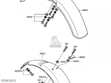 FENDERS - KD80-M8 KD80 1987