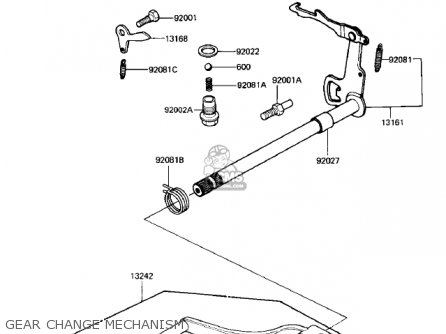 GEAR CHANGE MECHANISM - KD80-M8 KD80 1987