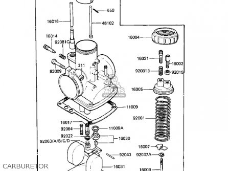 CARBURETOR - KD80-M8 KD80 1987