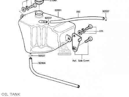 OIL TANK - KD80-M8 KD80 1987