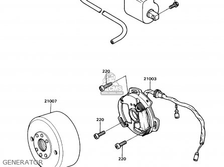 GENERATOR - KD80-N1 KD80X 1988 USA CANADA