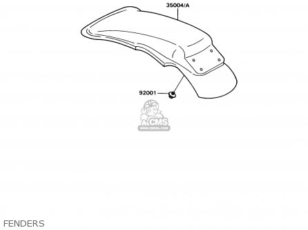 FENDERS - KD80-N2 KD80X 1989 USA CANADA