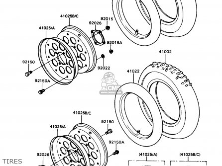 TIRES - KD80-N2 KD80X 1989 USA CANADA