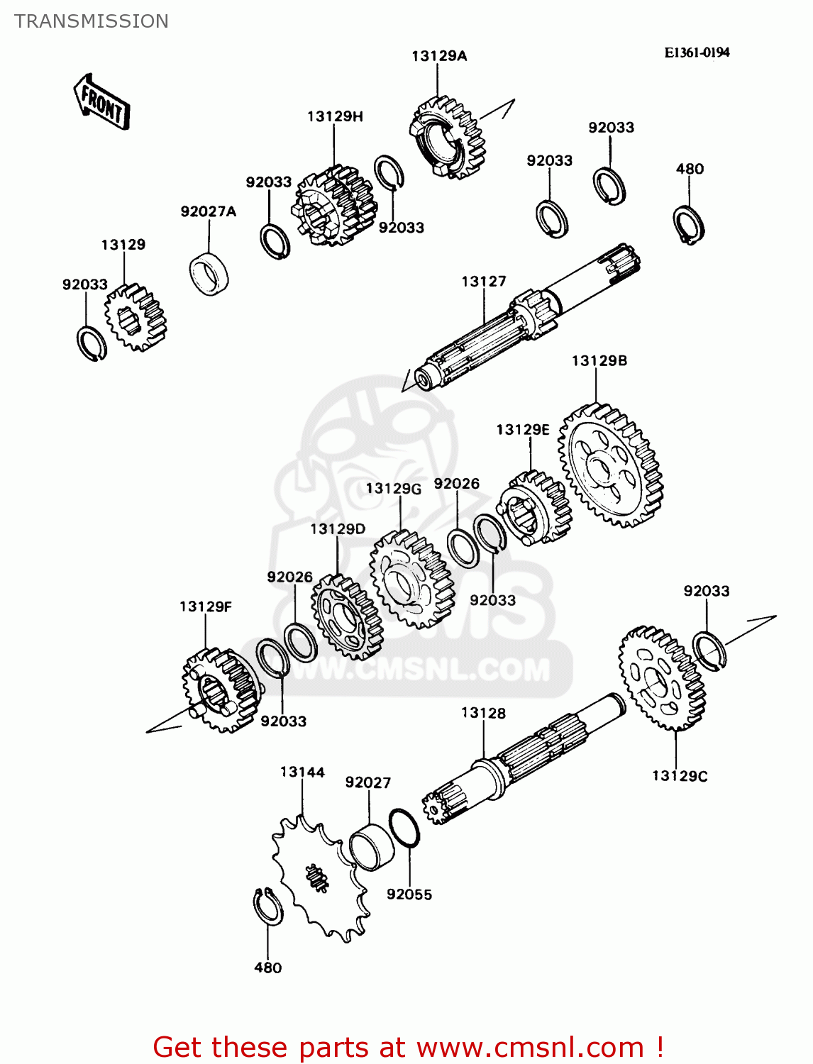 TRANSMISSION KD80-N3 KD80X 1990 CANADA