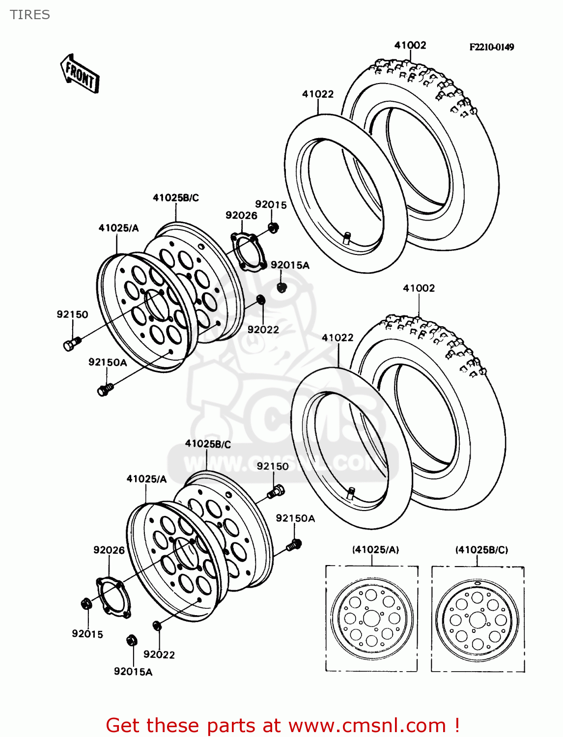 TIRES KD80-N3 KD80X 1990 CANADA