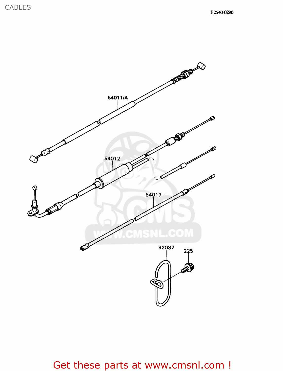 CABLES KD80-N3 KD80X 1990 CANADA