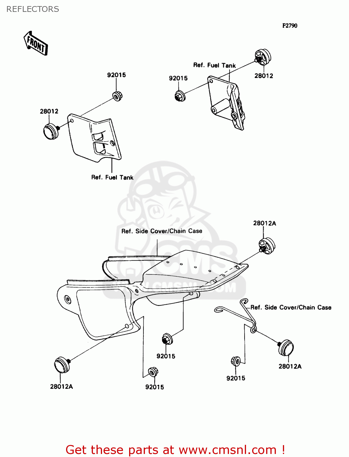REFLECTORS KD80-N3 KD80X 1990 CANADA