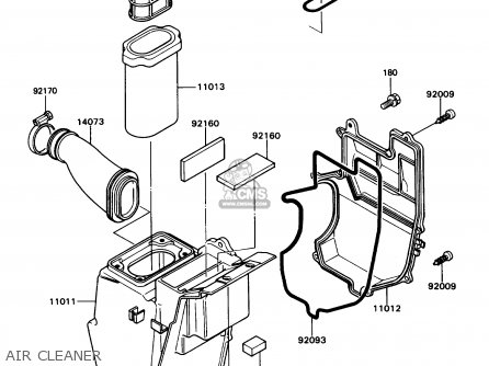 AIR CLEANER - KD80-N3 KD80X 1990 CANADA
