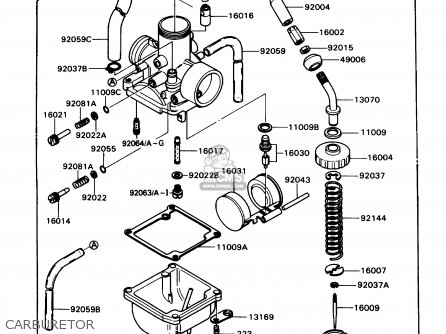 CARBURETOR - KD80-N3 KD80X 1990 CANADA