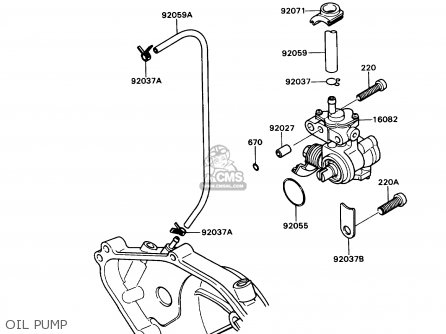 OIL PUMP - KD80-N3 KD80X 1990 CANADA