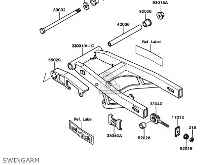 SWINGARM - KD80-N3 KD80X 1990 CANADA