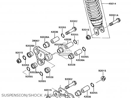 SUSPENSION/SHOCK ABSORBER - KD80-N3 KD80X 1990 CANADA