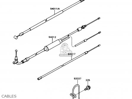 CABLES - KD80-N3 KD80X 1990 CANADA