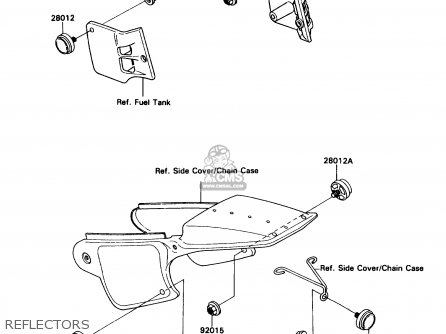 REFLECTORS - KD80-N3 KD80X 1990 CANADA
