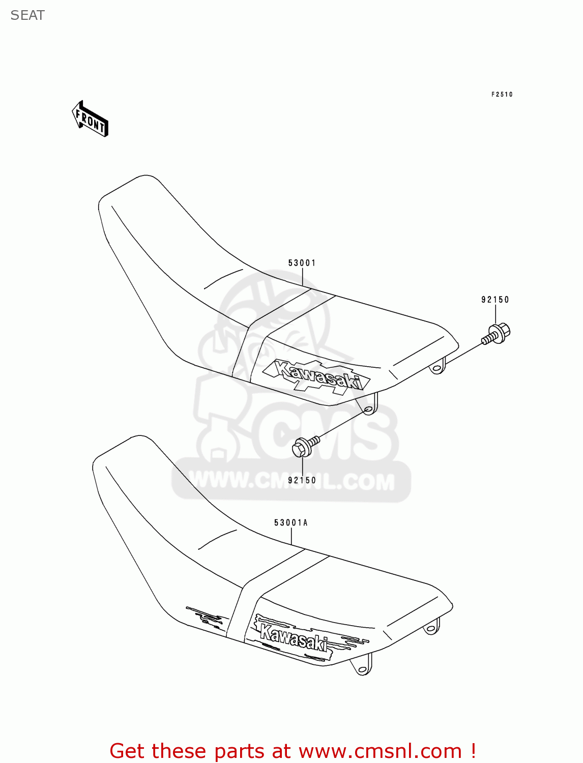 SEAT KDX125-A2 1991 EUROPE UK AR GR NR SA ST