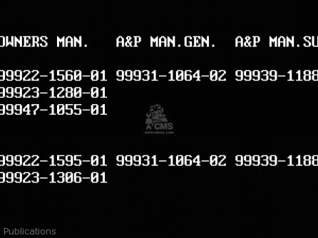 Publications - KDX125-A2 1991 EUROPE UK AR GR NR SA ST