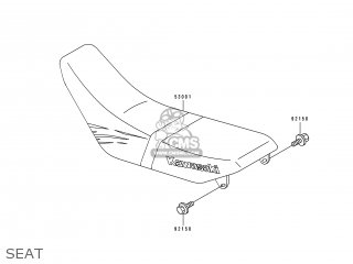 SEAT - KDX125-A3 KDX125SR 1992 EUROPE NR
