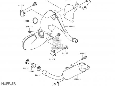 Kawasaki KDX125-B2 KDX125SR 1991 UNITED KINGDOM FR SD parts lists and  schematics