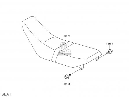 SEAT - KDX125-B6 KDX125SR 1999 EUROPE FR NL GR