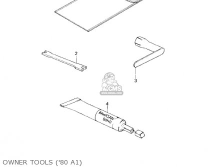 OWNER TOOLS ('80 A1) - KDX175-A1 KDX175 1980 USA CANADA