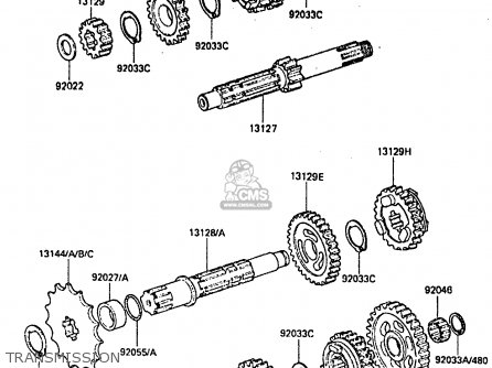 Kawasaki KDX200-A1 1983 UNITED KINGDOM AL parts lists and schematics