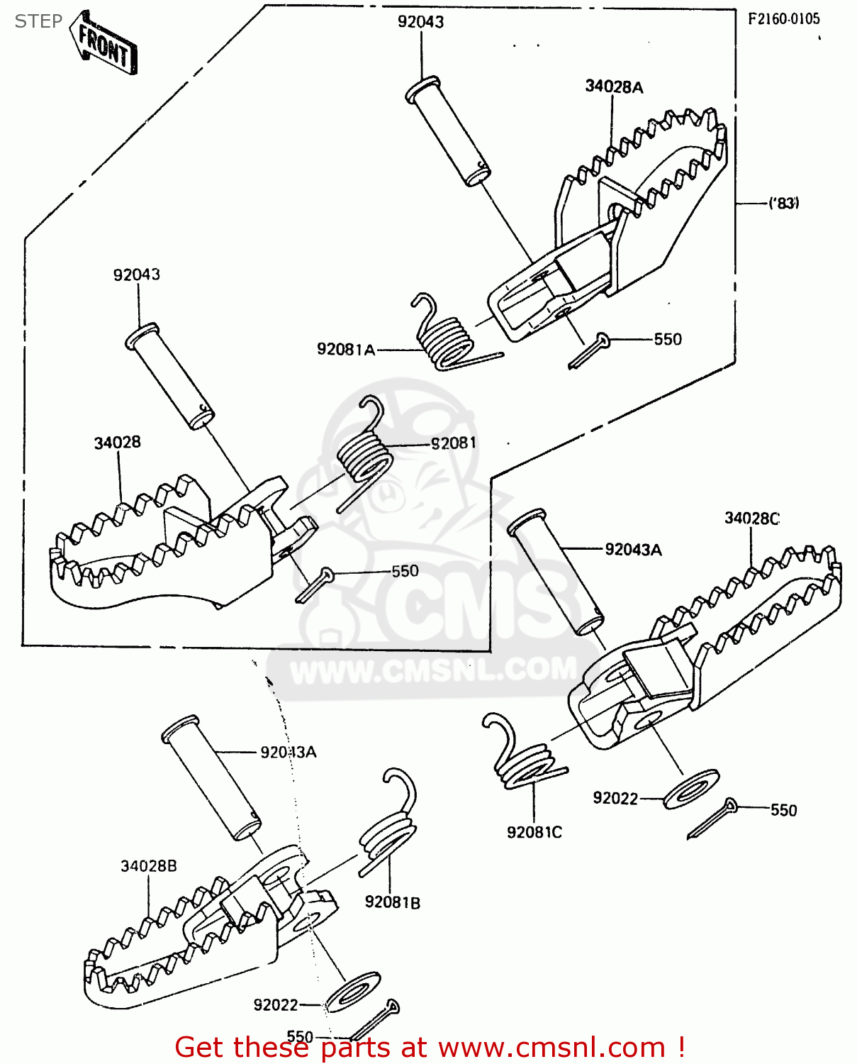 STEP KDX200-A1 1983 UNITED KINGDOM AL