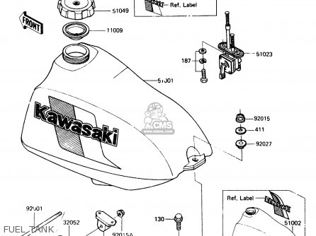 FUEL TANK - KDX200-A1 1983 UNITED KINGDOM AL