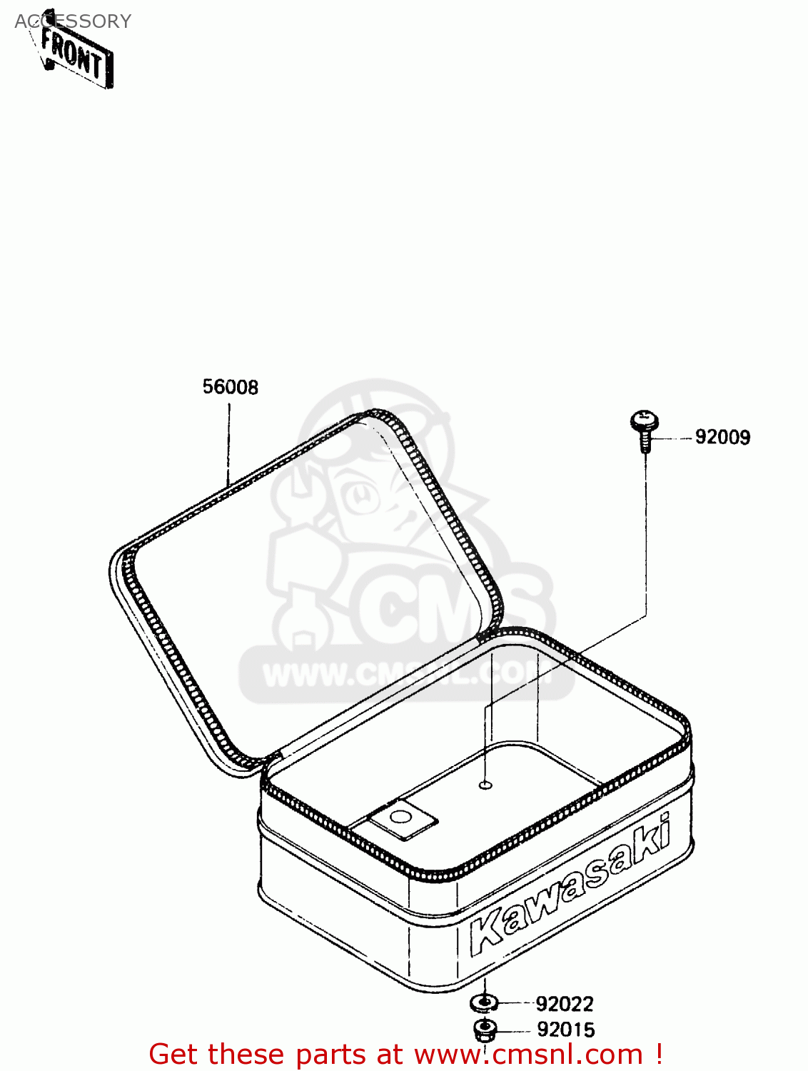ACCESSORY KDX200-A3 1985 UNITED KINGDOM AL