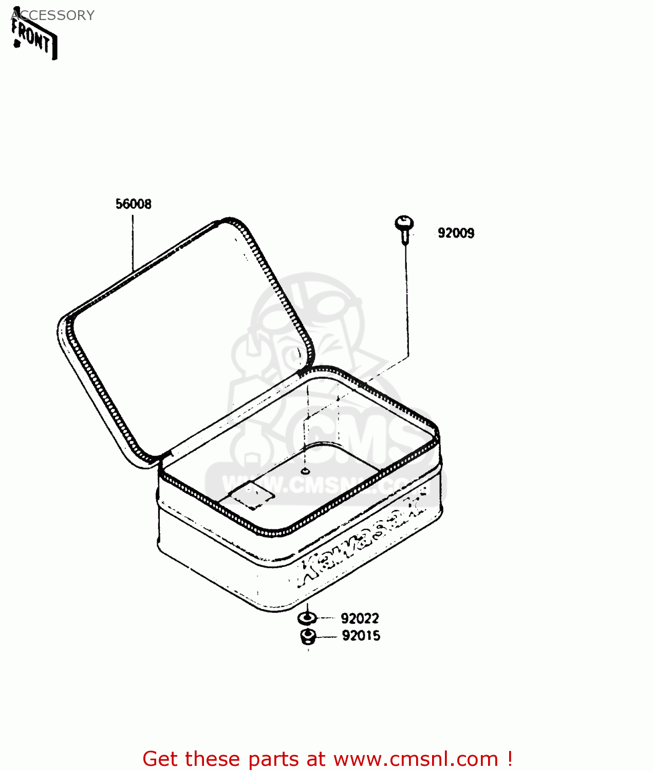 ACCESSORY KDX200-B1 1984 AUSTRALIA / KPH