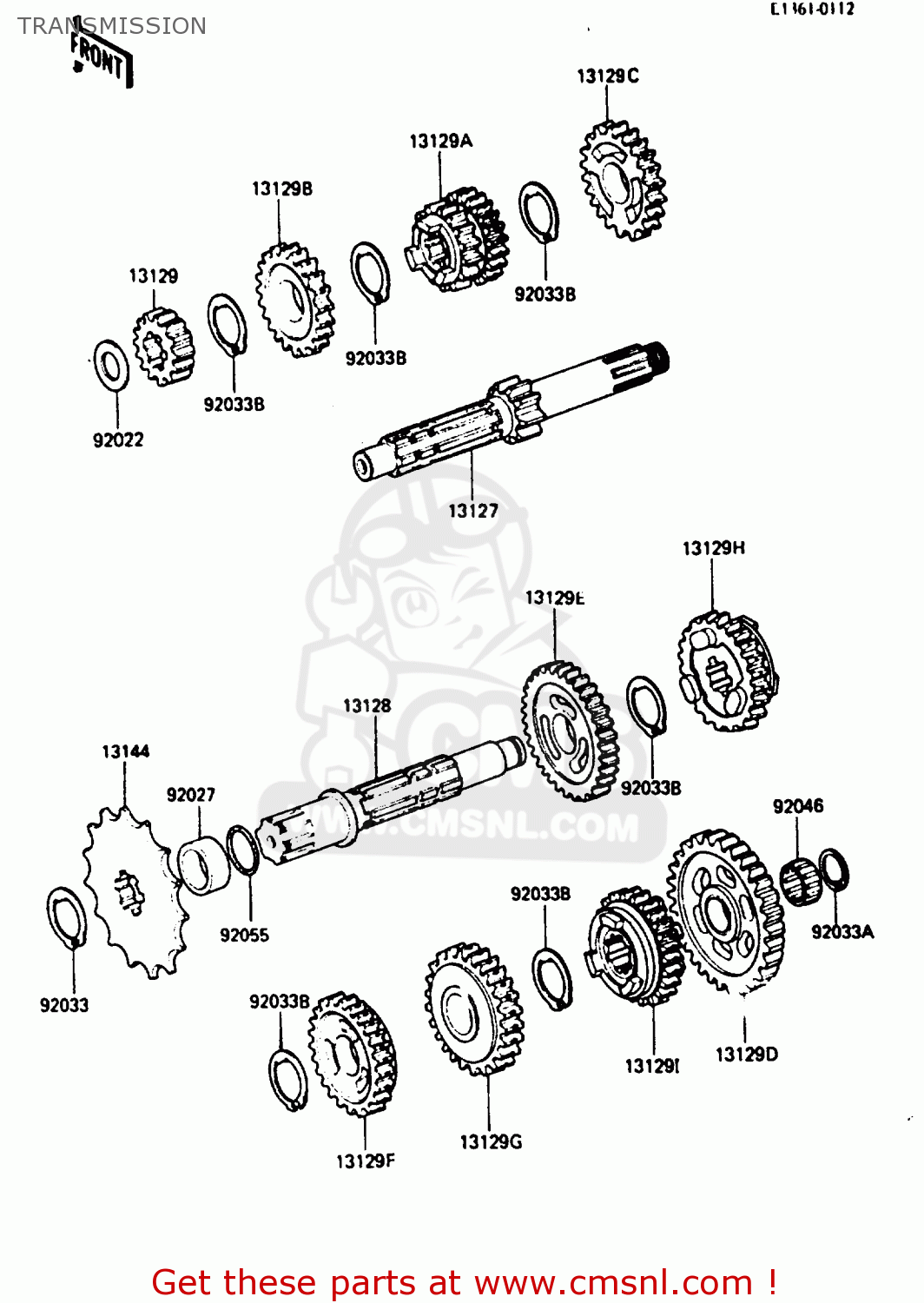 TRANSMISSION KDX200-B2 1985 AUSTRALIA / KPH