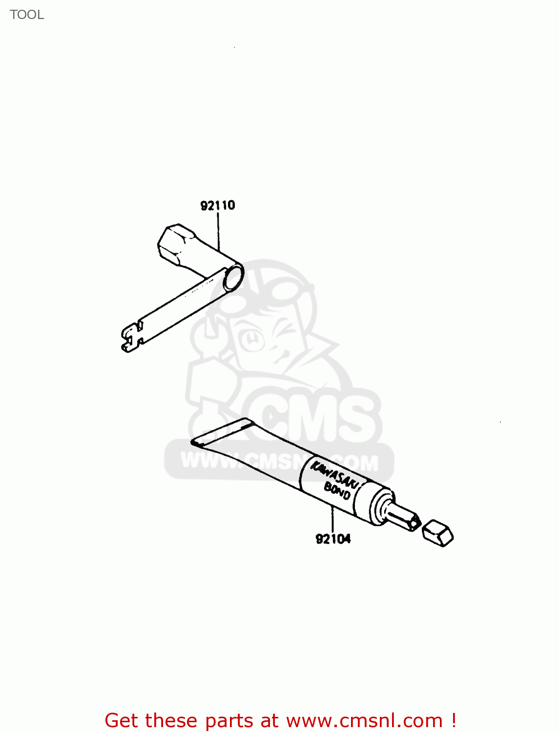 TOOL KDX200-B2 1985 AUSTRALIA / KPH