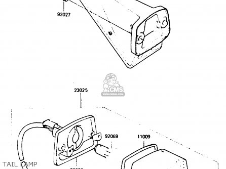 TAIL LAMP - KDX200-B2 1985 AUSTRALIA / KPH