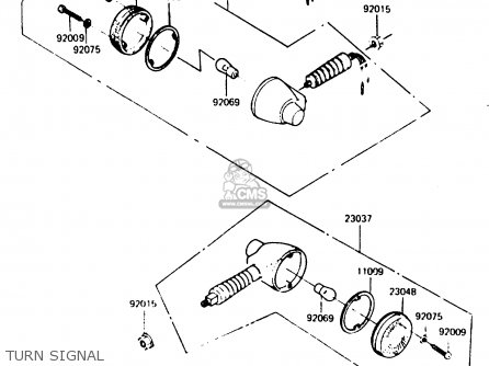 TURN SIGNAL - KDX200-B2 1985 AUSTRALIA / KPH