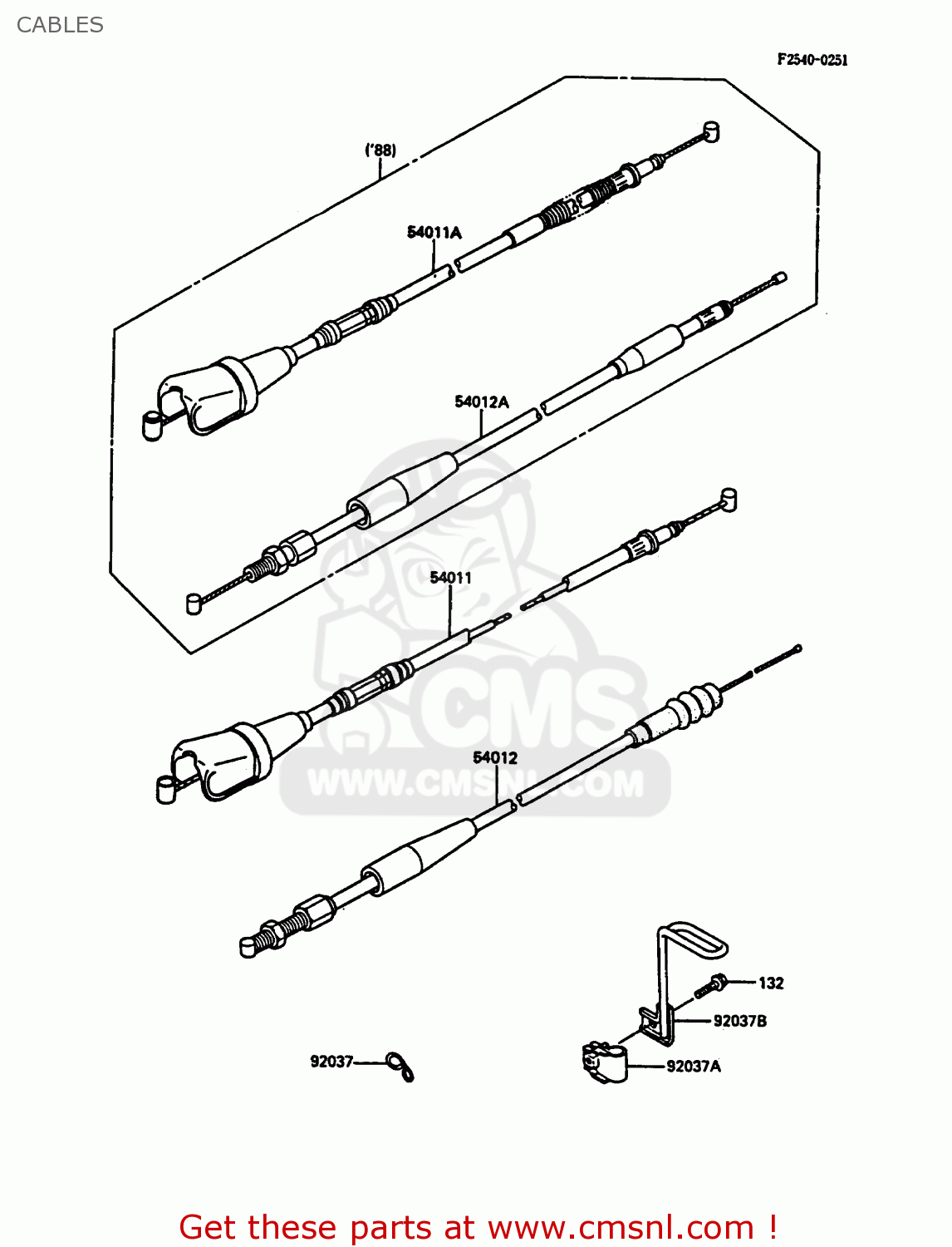 CABLES KDX200-C2 1987 UNITED KINGDOM AL