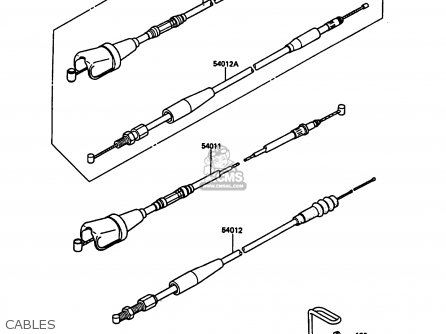 CABLES - KDX200-C2 1987 UNITED KINGDOM AL