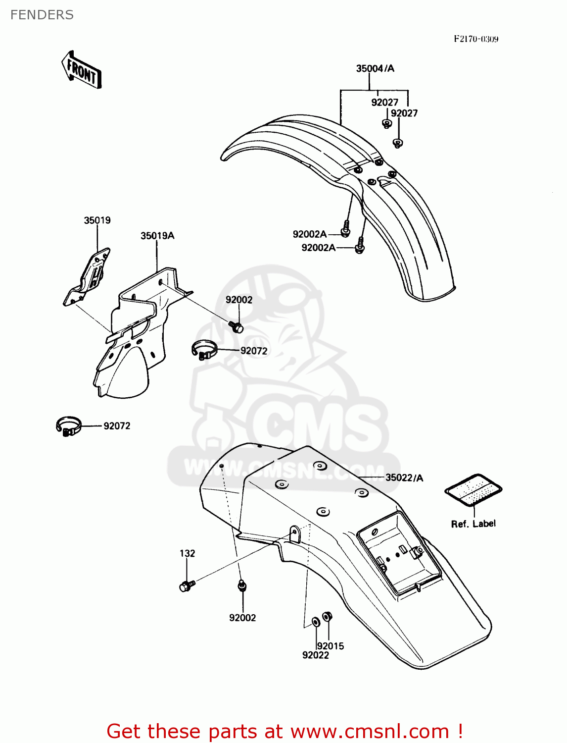 FENDERS KDX200-C2 1987 USA CANADA