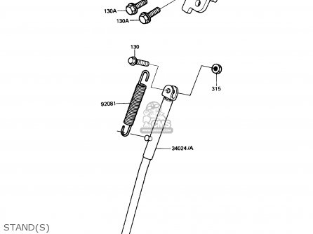 STAND(S) - KDX200-C2 1987 USA CANADA
